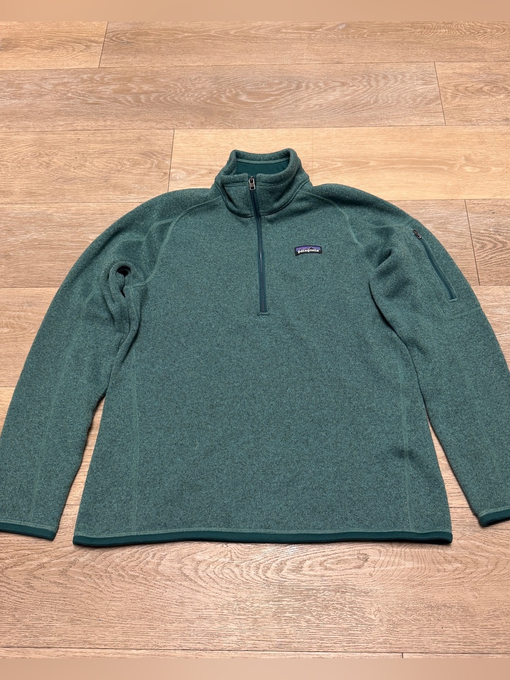 Patagonia Better Sweater 1/4 Zip Fleece Pullover Regen Green L